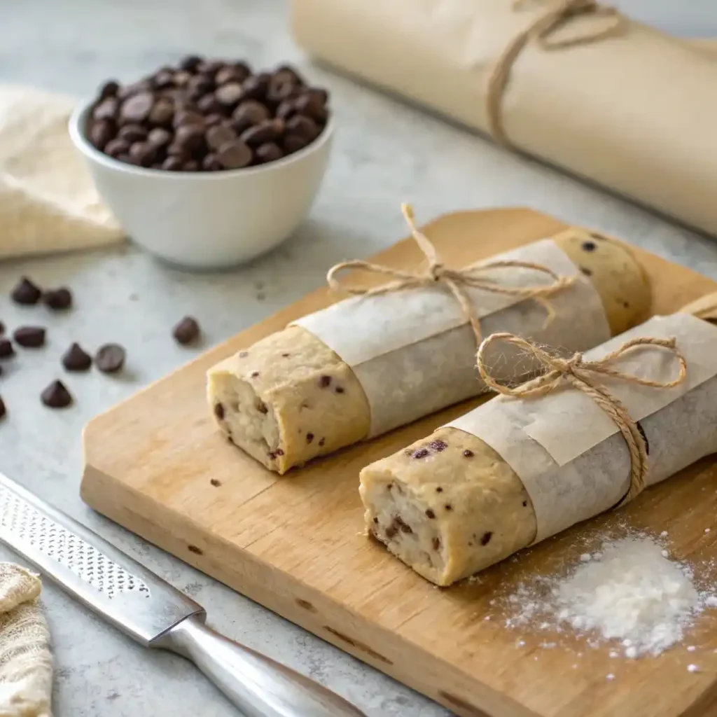  A Close Up Of Freshly Made Refrigerator Cookie Do