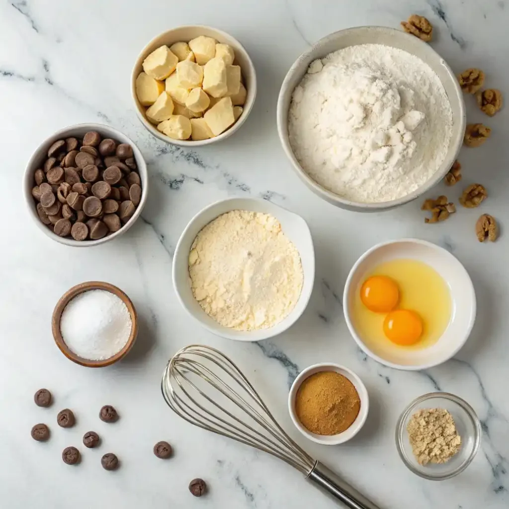  A Neatly Arranged Flat Lay Of All The Ingredients