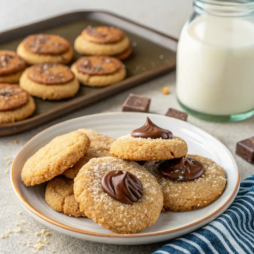 A Plate Of Golden Brown Refrigerator Cookies Fre