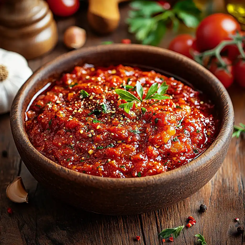 A Bowl Of Freshly Made Spicy Arrabbiata Sauce In A 952f9a03 2f79 4430 8b6f 1ab3394672a6 2
