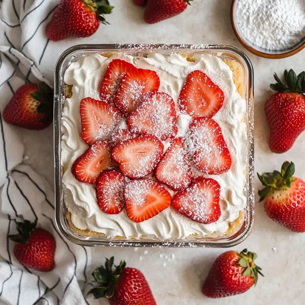 Paring Overhead Shot Of A Strawberry Shortcake Icebox Cake 0267c482 A540 48c2 8401 8ecad900dd73 3